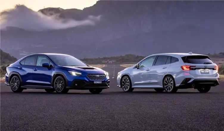 vehiculo subaru sedan y hatchback