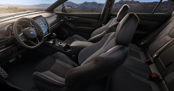 Interior de auto Subaru tapiz de asientos delanteros